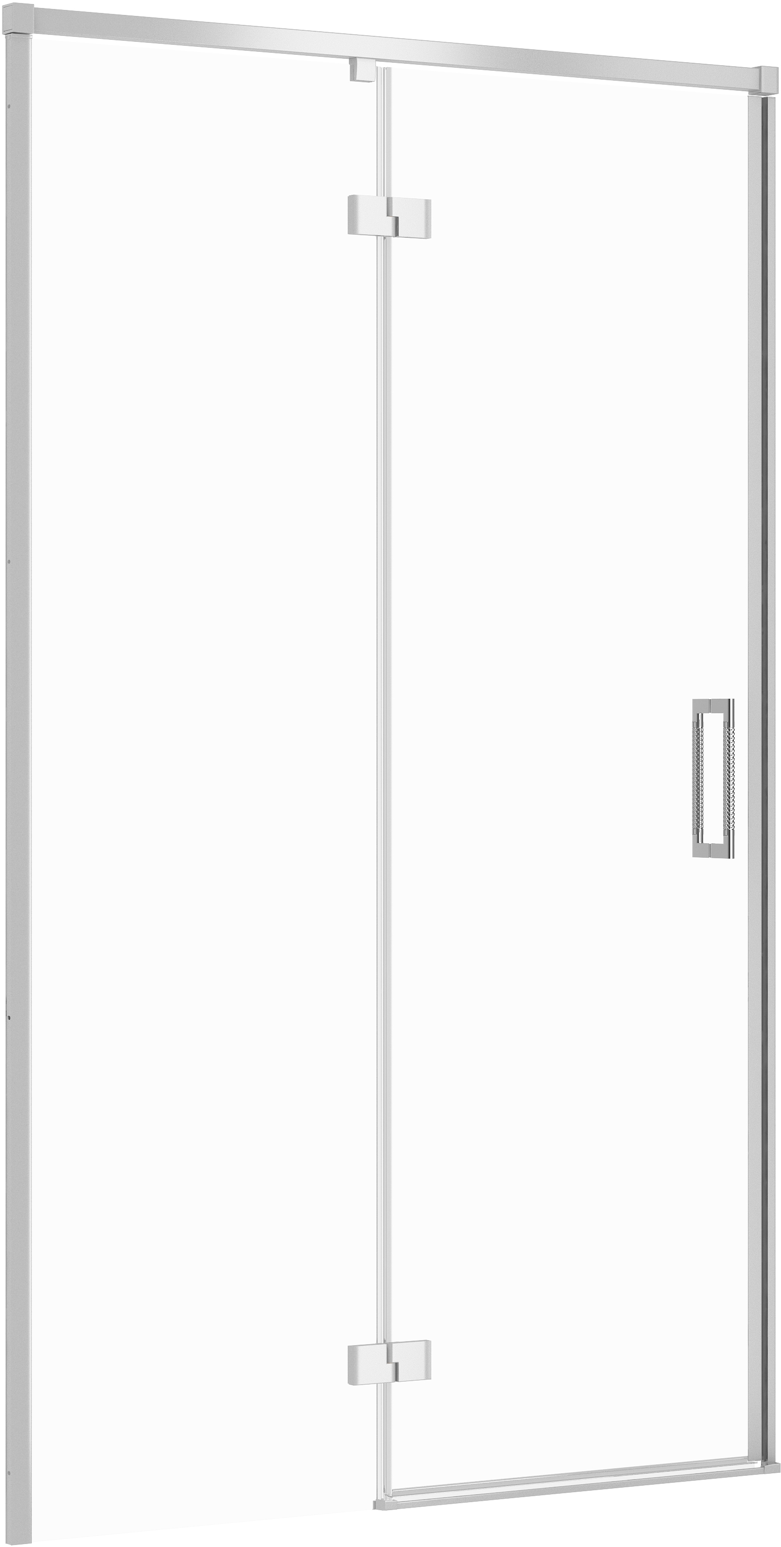 Cersanit Larga uși de duș 120 cm înclinabilă crom luciu/sticlă transparentă S932-122