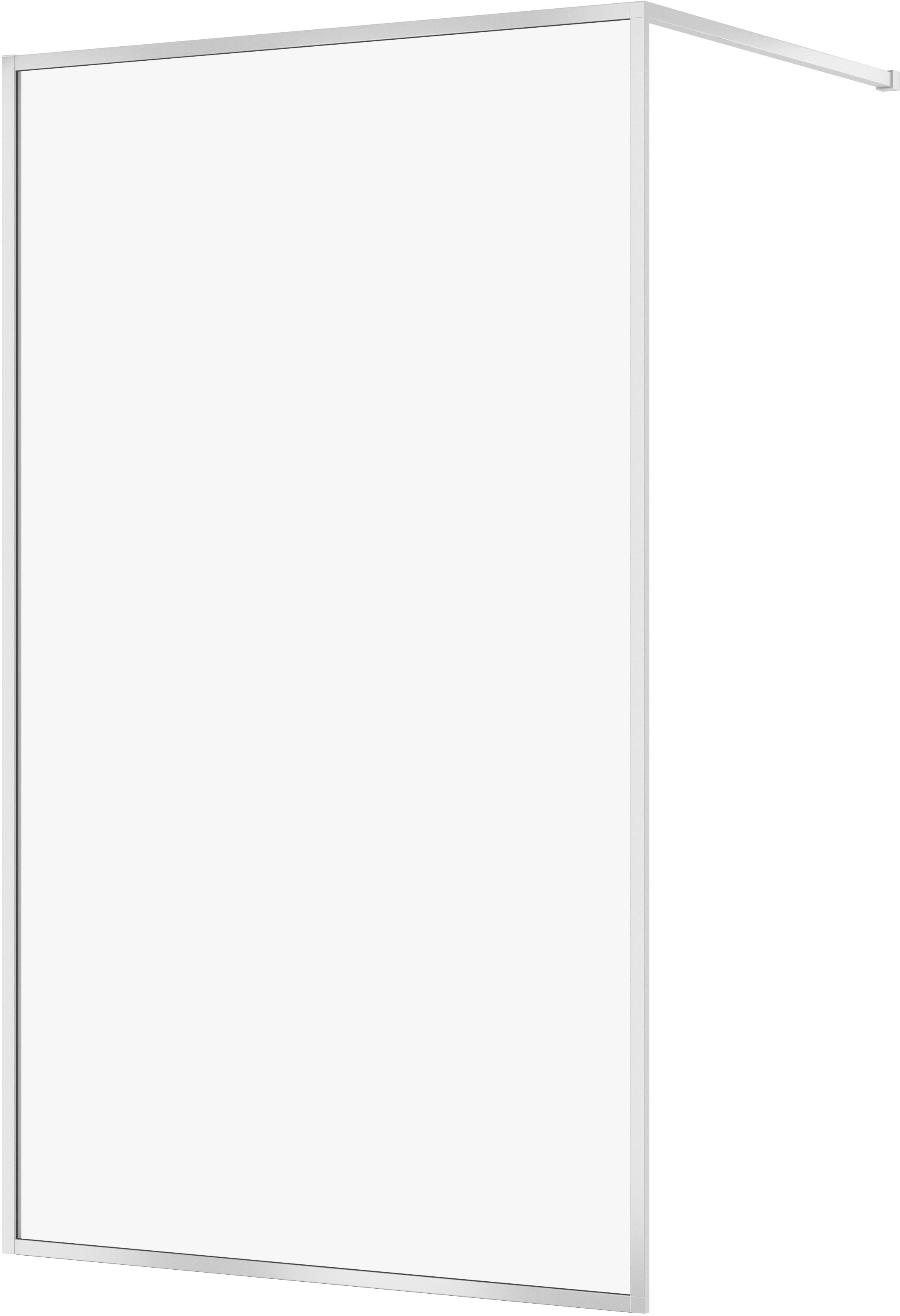 Cersanit Larga perete cabină de duș walk-in 120 cm crom luciu/sticla transparentă S932-137