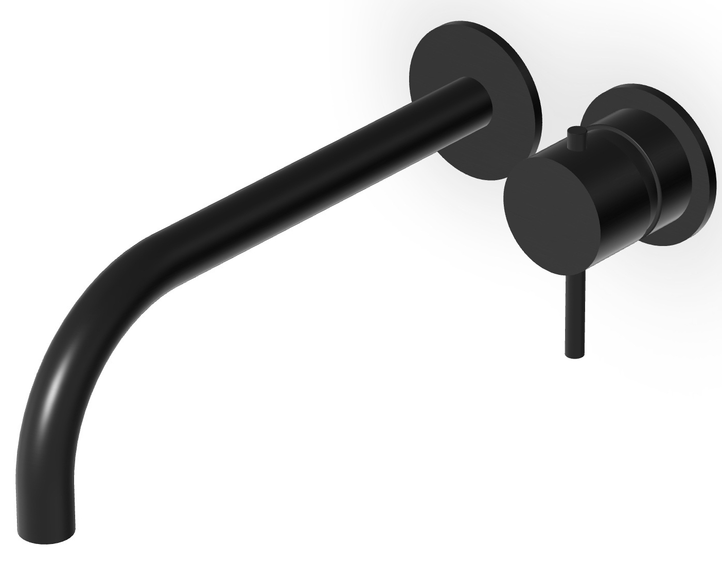 Zucchetti Helm baterie lavoar ascuns negru ZHE720.XP81