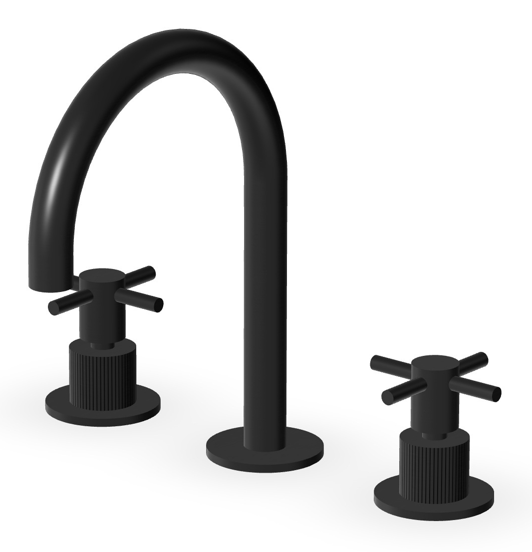 Zucchetti Helm baterie lavoar stativ negru ZHM515.XP81G2