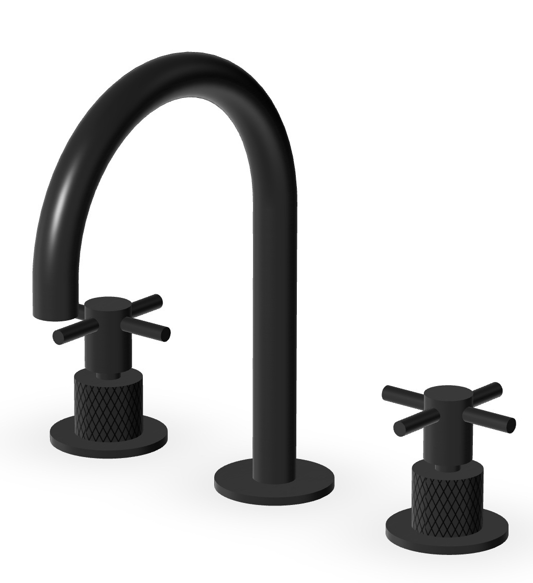 Zucchetti Helm baterie lavoar stativ negru ZHM515.XP81G3