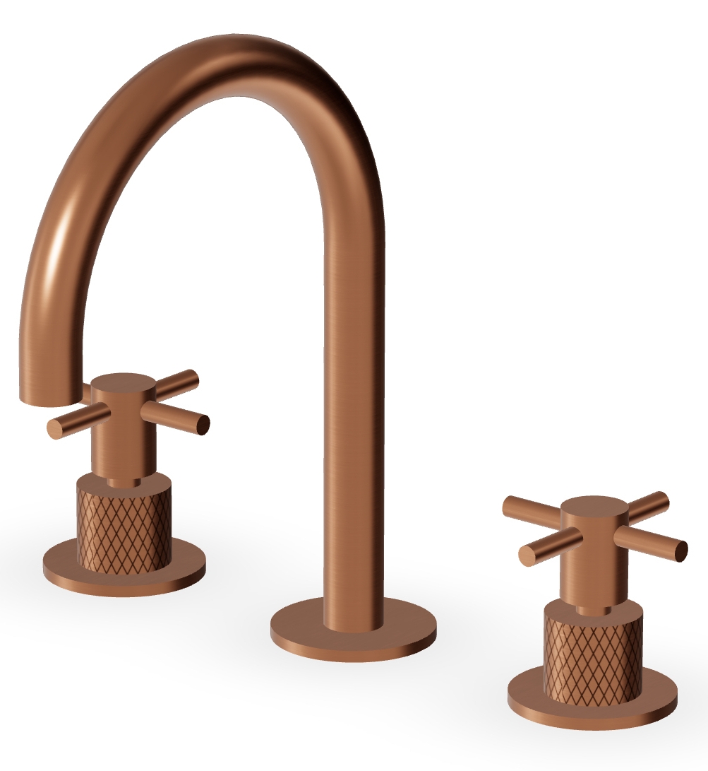 Zucchetti Helm baterie lavoar stativ cupru ZHM515.XP91G3