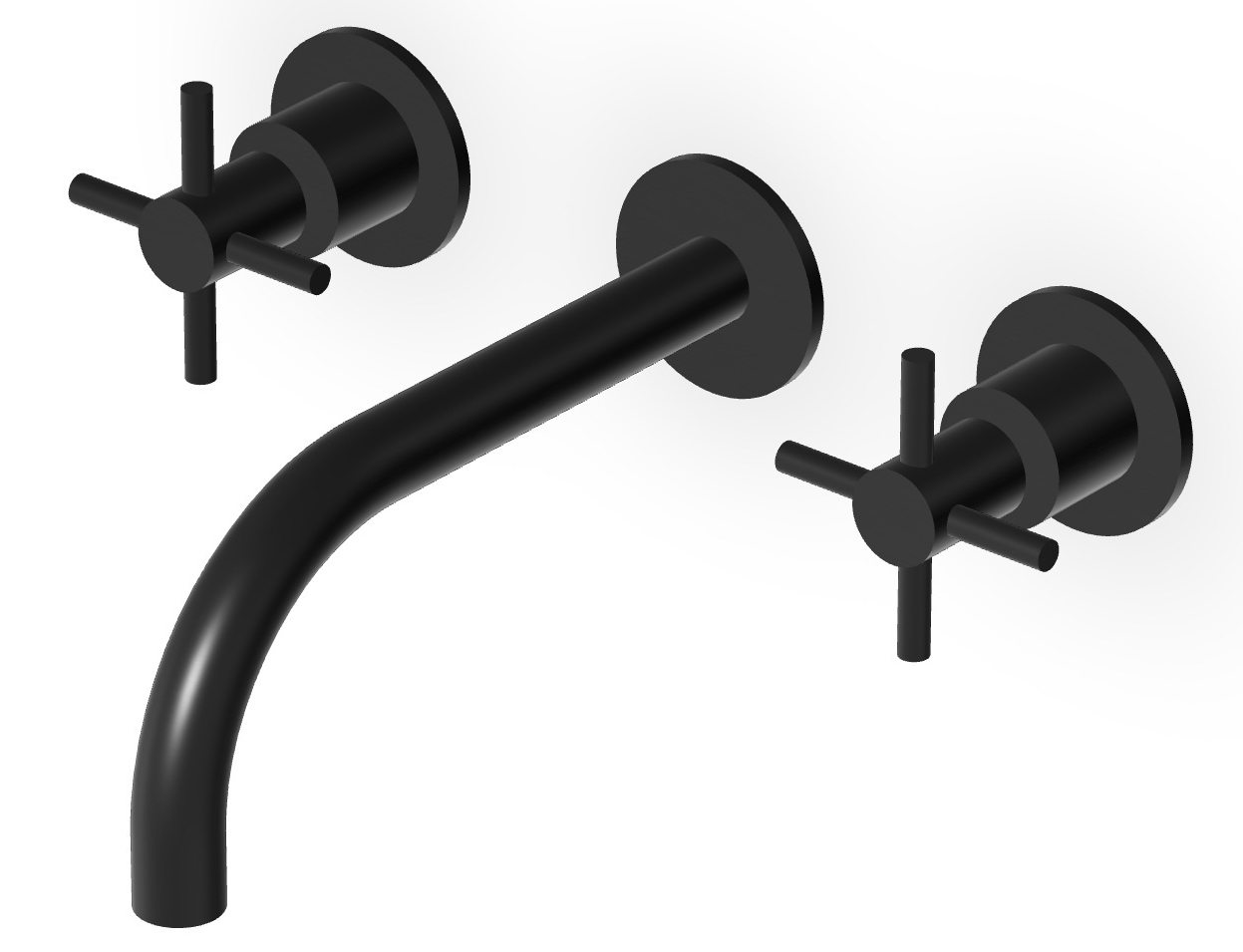 Zucchetti Helm baterie lavoar ascuns negru ZHM760.XP81