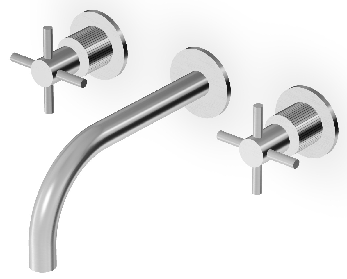 Zucchetti Helm baterie lavoar ascuns oţel ZHM760.XG2