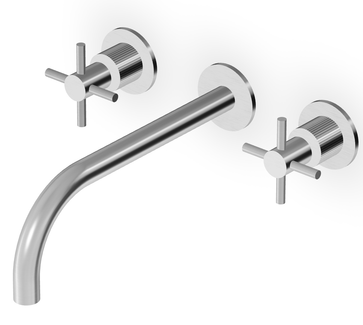 Zucchetti Helm baterie lavoar ascuns oţel ZHM761.XG2