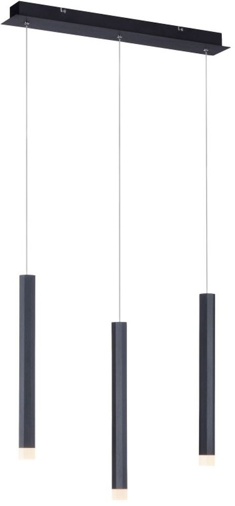 Just Light Bruno lampă suspendată 3x4.8 W alb-negru 15203-18