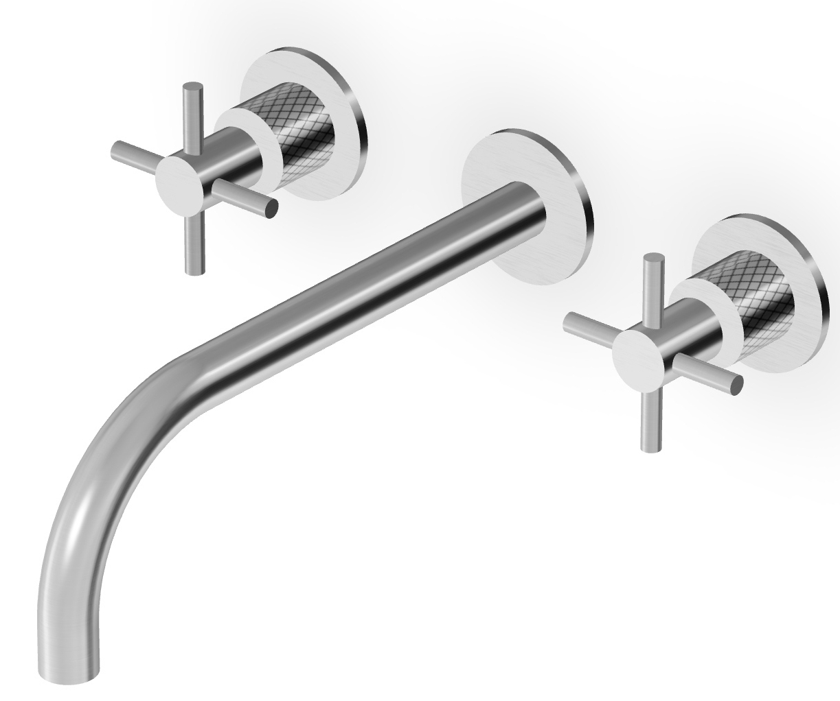 Zucchetti Helm baterie lavoar ascuns oţel ZHM761.XG3