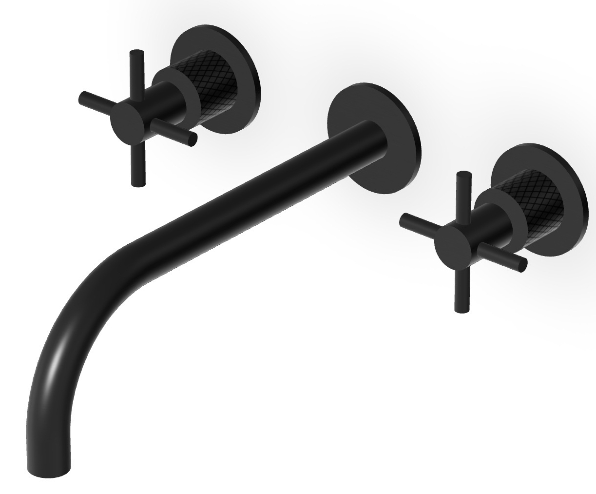 Zucchetti Helm baterie lavoar ascuns negru ZHM761.XP81G3