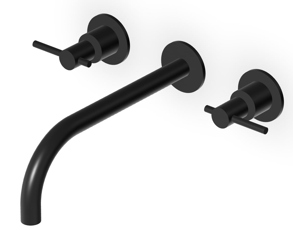 Zucchetti Helm baterie lavoar ascuns negru ZHL761.XP81