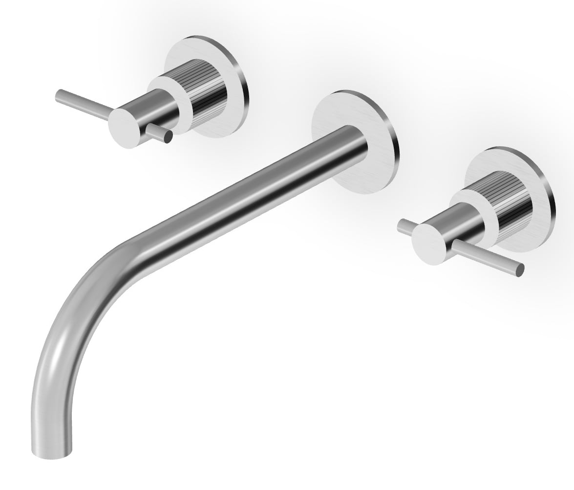 Zucchetti Helm baterie lavoar ascuns oţel ZHL761.XG2