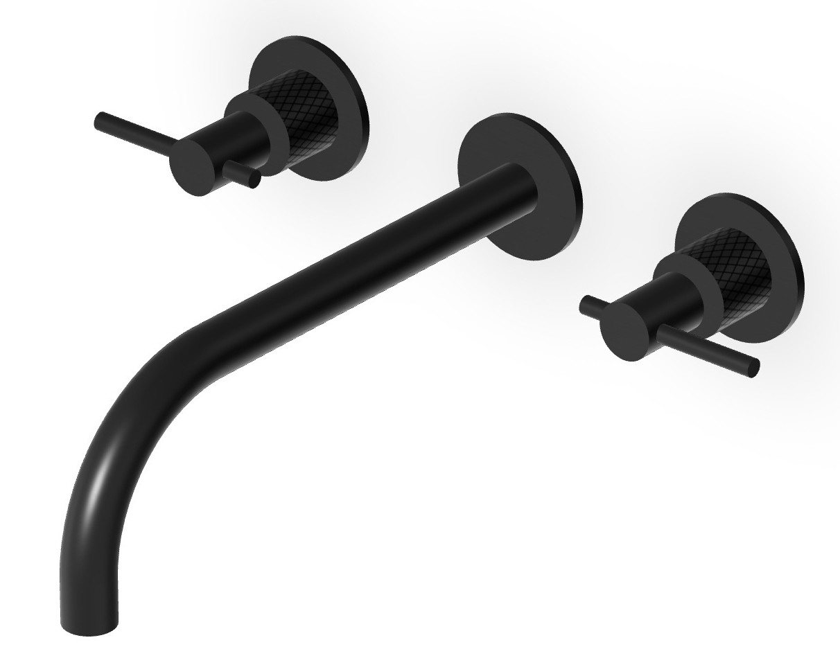 Zucchetti Helm baterie lavoar ascuns negru ZHL761.XP81G3