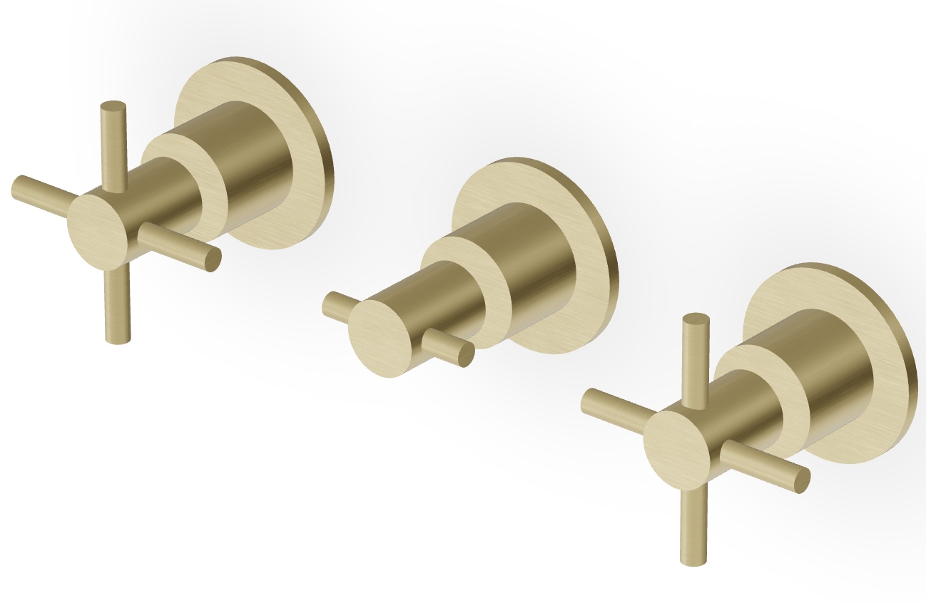 Zucchetti Helm baterie lavoar ascuns auriu ZHM695.XP31