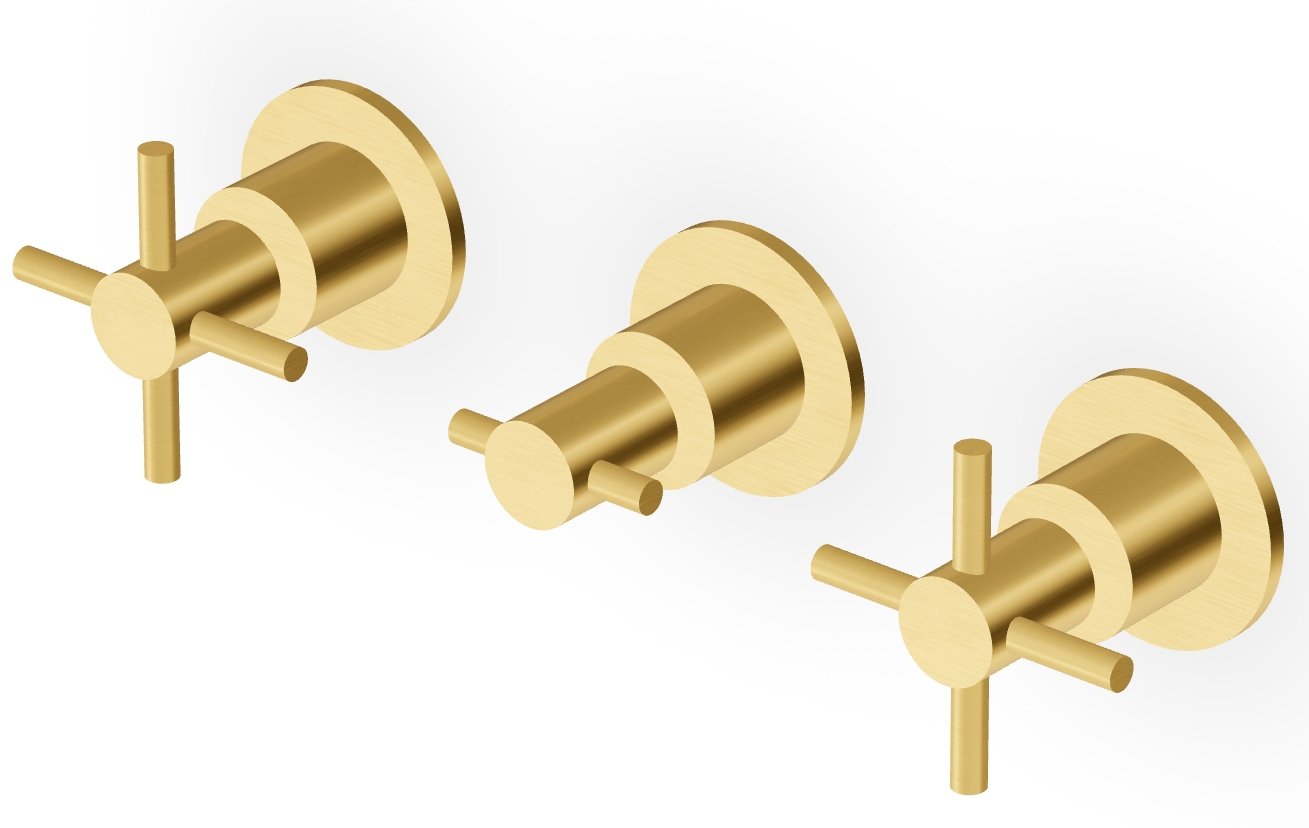 Zucchetti Helm baterie lavoar ascuns auriu ZHM695.XP41