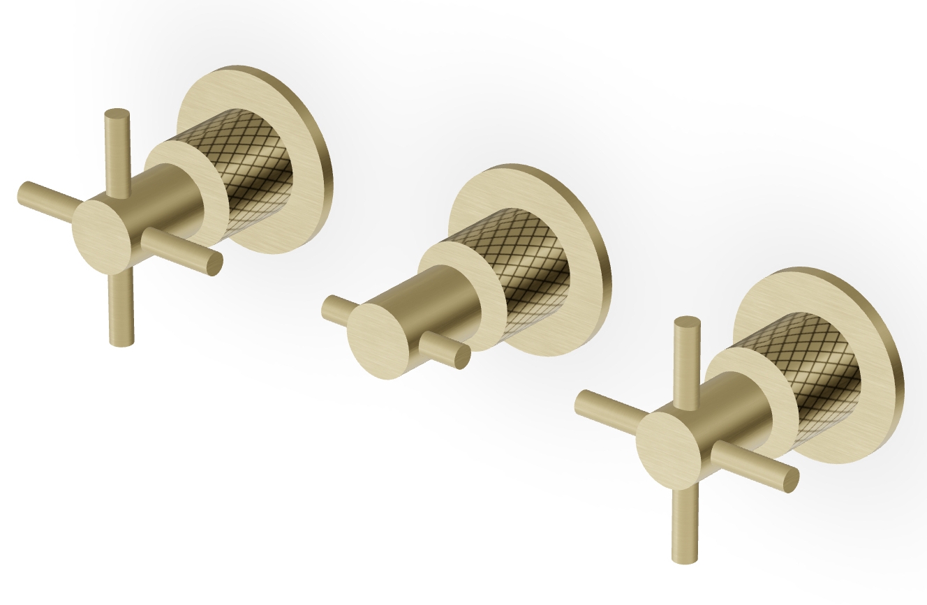 Zucchetti Helm baterie lavoar ascuns auriu ZHM695.XP31G3