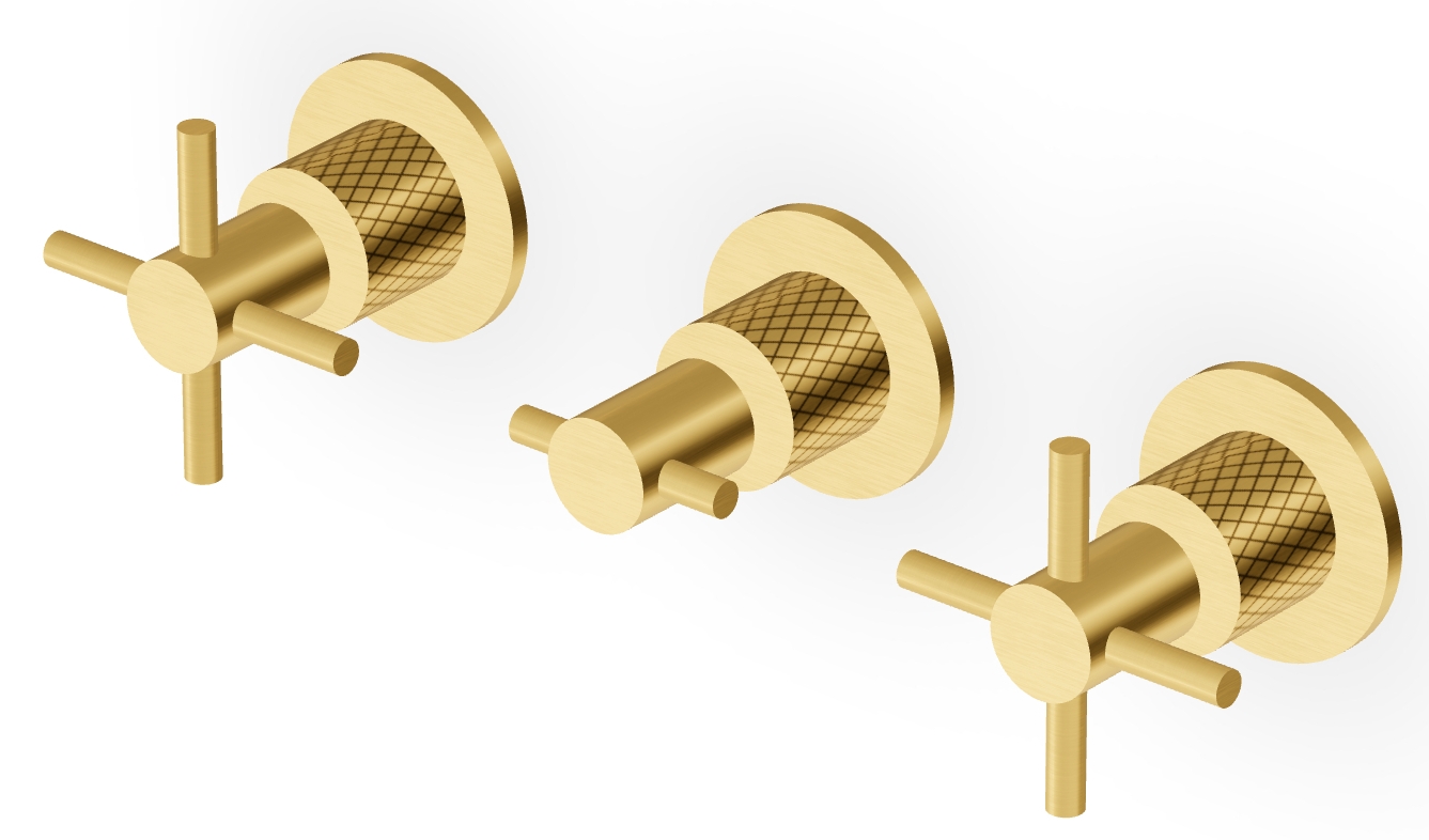 Zucchetti Helm baterie lavoar ascuns auriu ZHM695.XP41G3