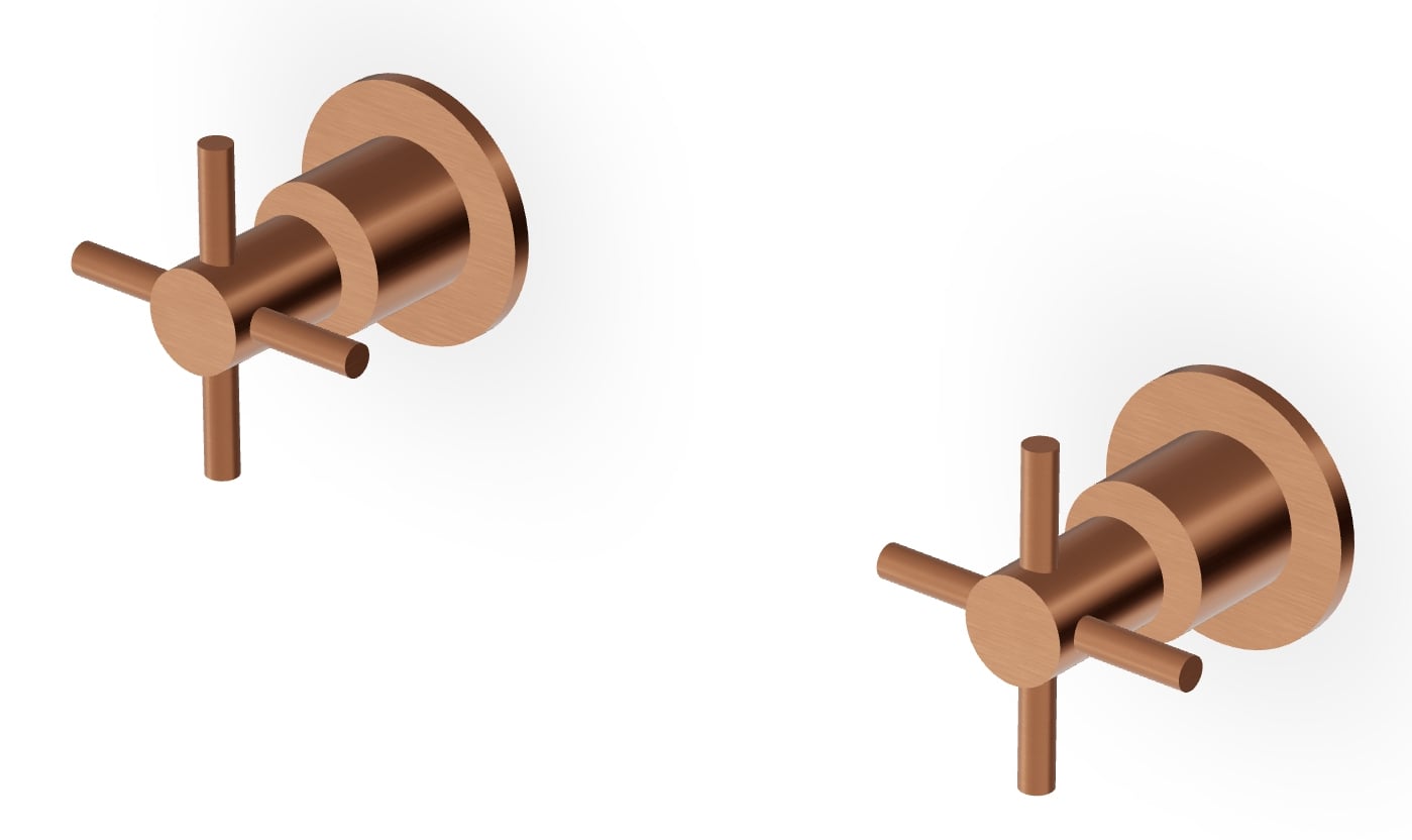 Zucchetti Helm baterie de duș ascuns cupru ZHM738.XP91