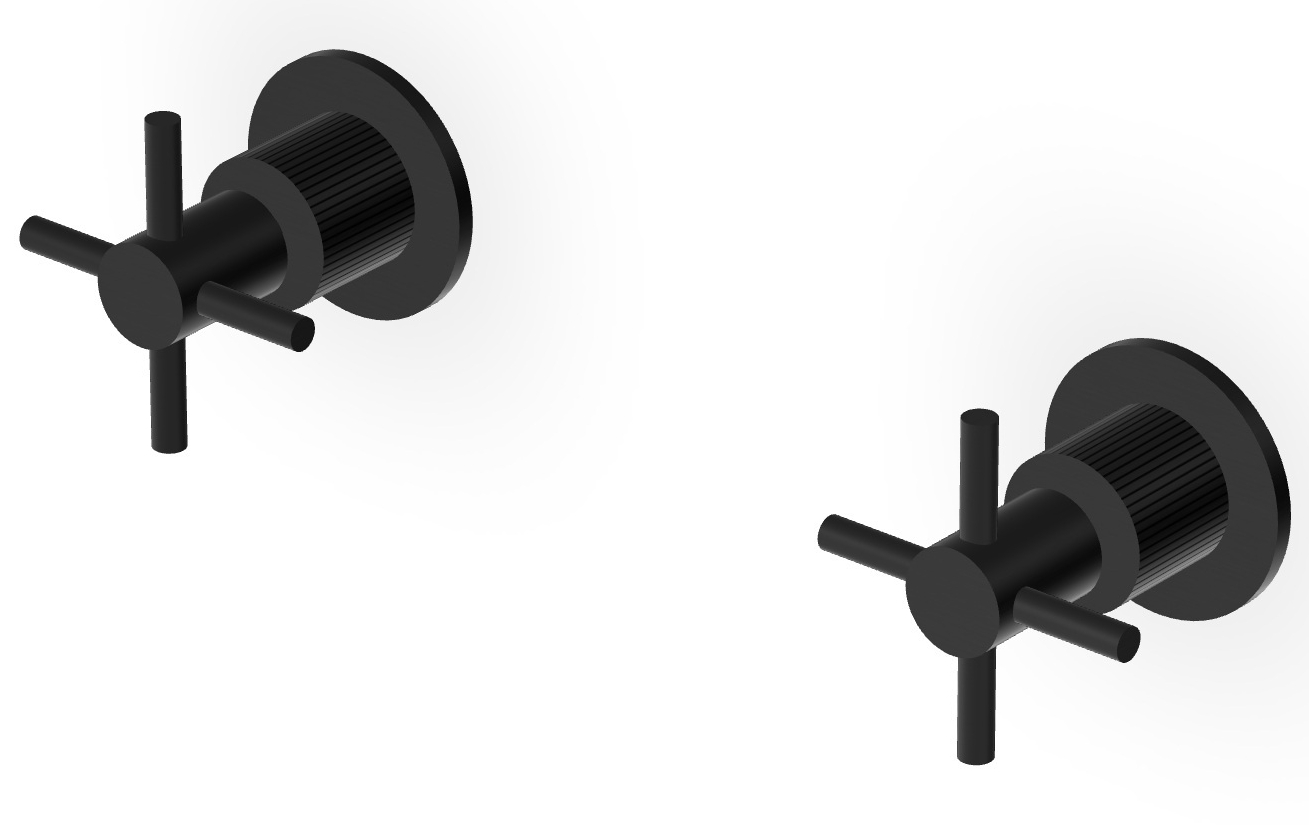 Zucchetti Helm baterie de duș ascuns negru ZHM738.XP81G2