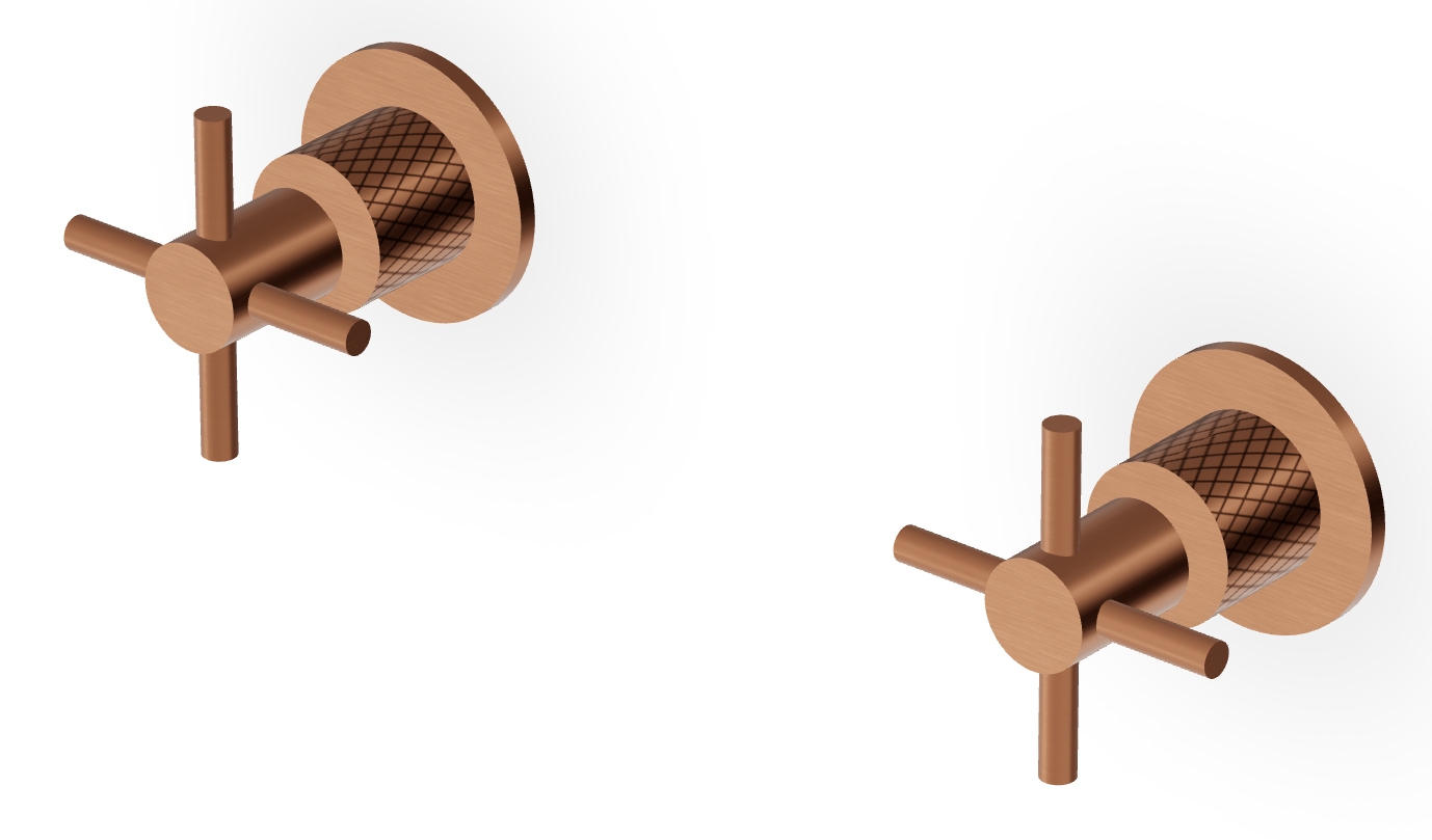 Zucchetti Helm baterie de duș ascuns cupru ZHM738.XP91G3