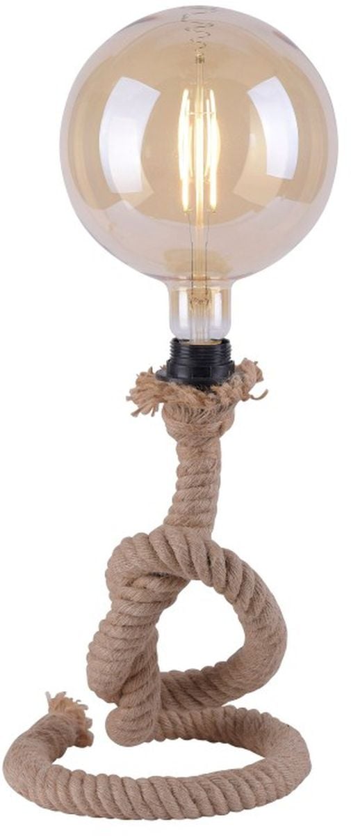 Just Light Rope veioză 1x15 W negru-maro 15480-18