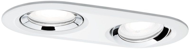 Paulmann Nova lampă încorporată 2x6 W alb-crom 93675