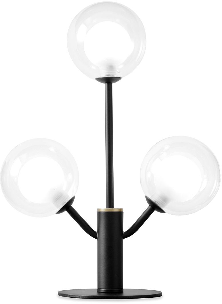 Miloox Cosmo veioză 3x40 W negru-transparent 1744.169
