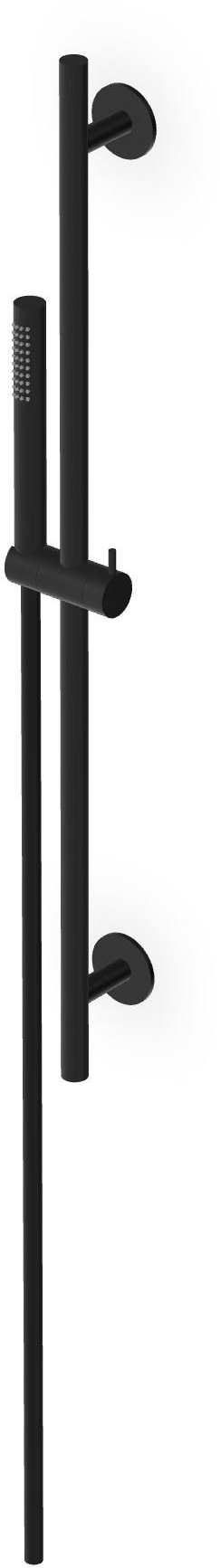 Zucchetti Helm set de duș perete negru Z95217.XP81