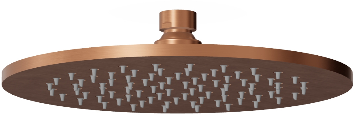 Zucchetti Helm cap de duș 22x22 cm rotund cupru Z94261.XP91