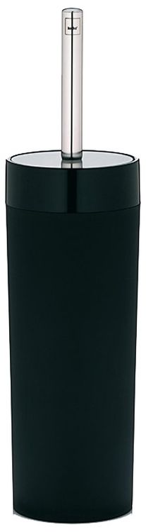 Kela Dark perie de toaletă stativ negru 21739
