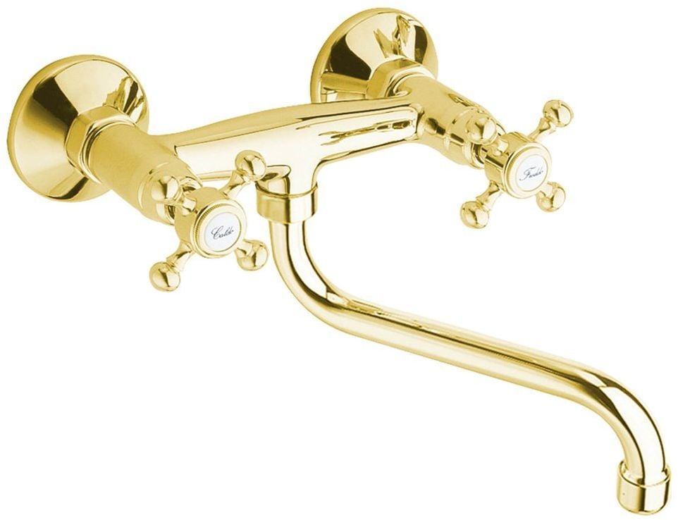 Sapho Antea baterie lavoar perete auriu 3065Z