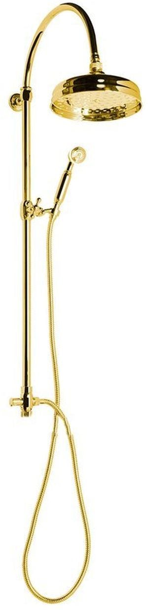 Sapho Antea set de duș perete cu duș de ploaie auriu SET035