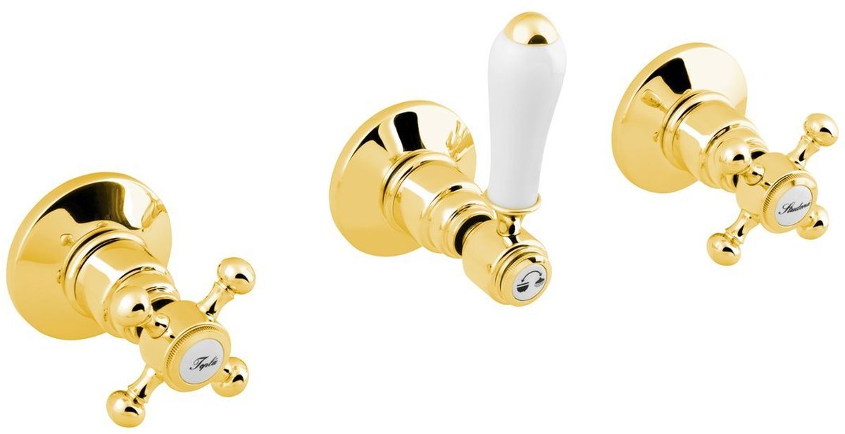 Sapho Antea baterie de duș ascuns auriu SET305-105