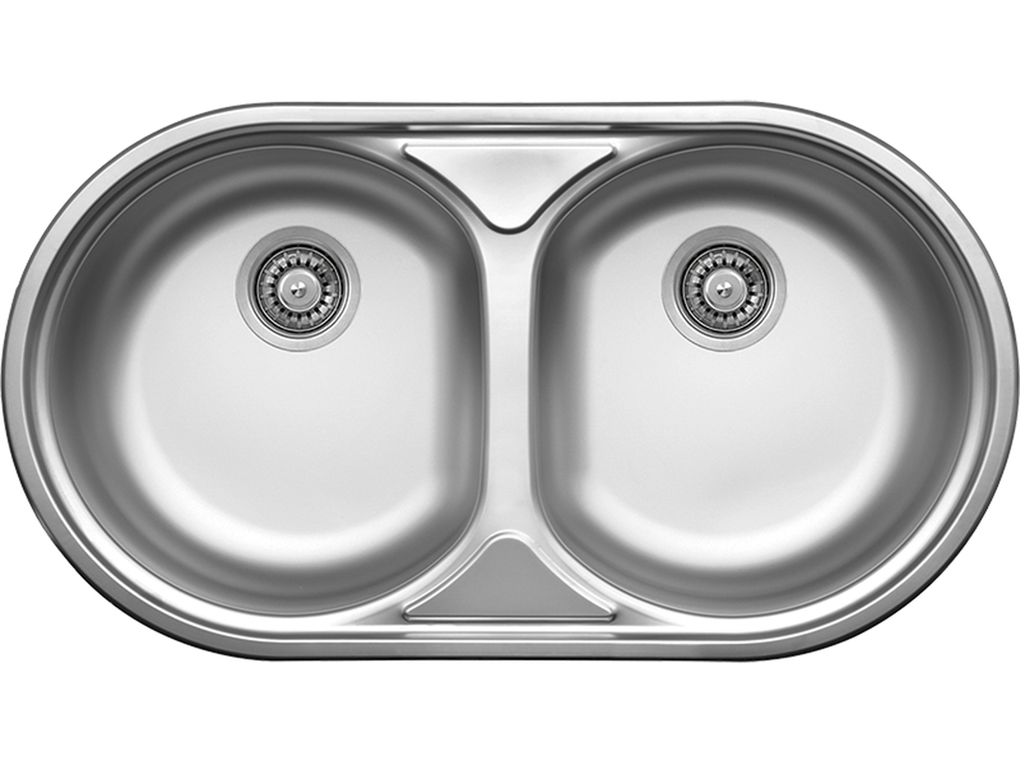 Kuchinox Normal chiuveta din oțel cu sifon 78x43.5 cm SGN320T