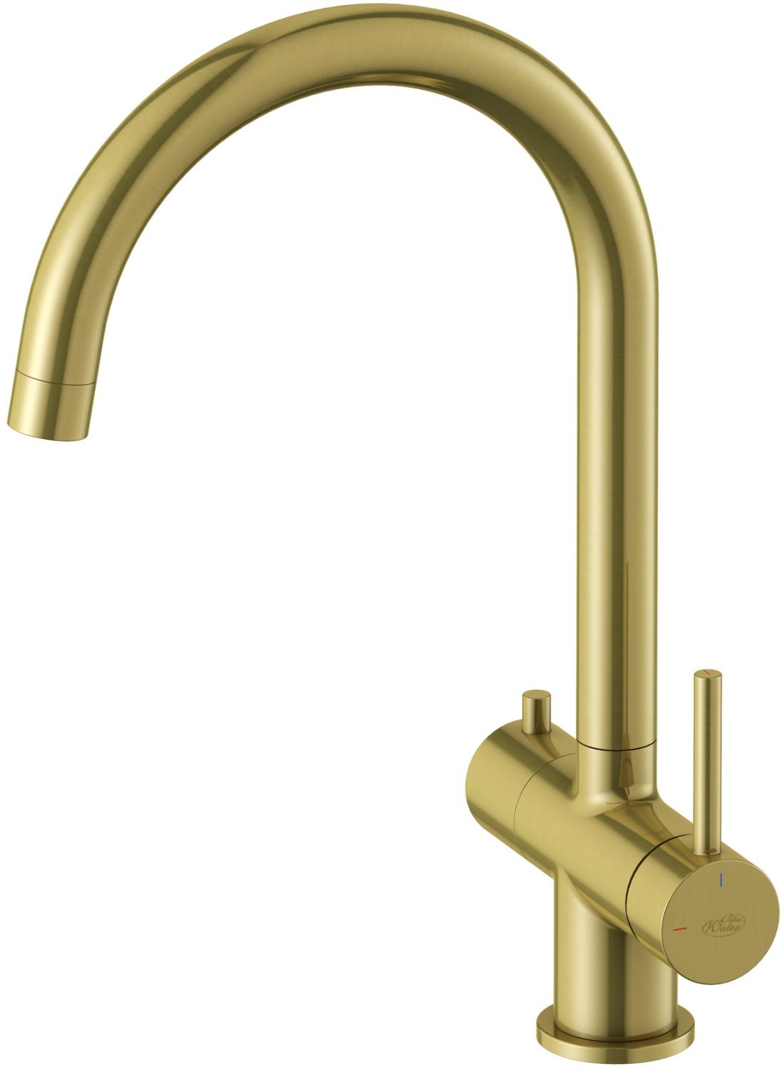 Blue Water Eden baterie de bucatarie cu filtru pe picior alamă 5901730616545