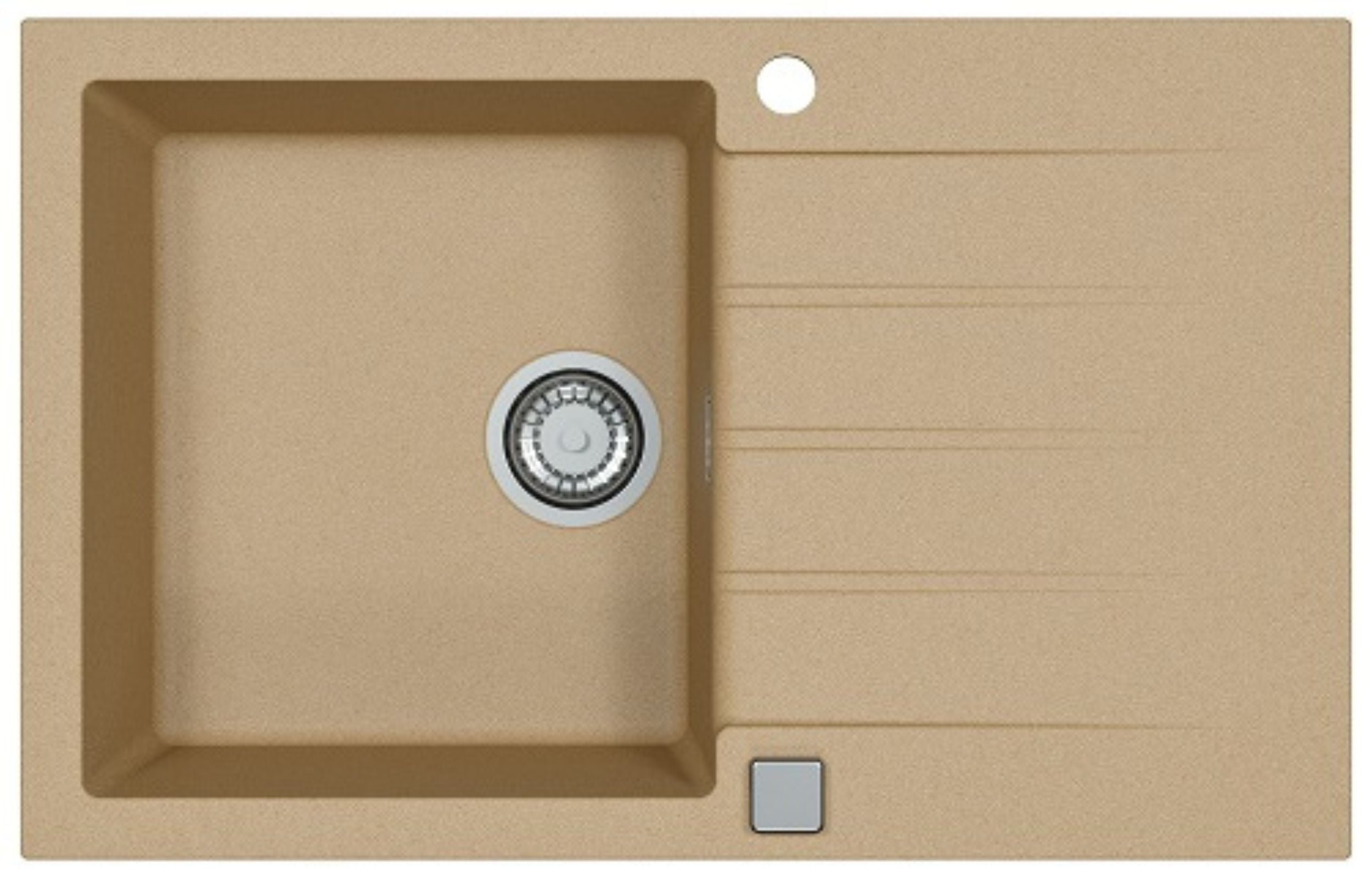 Alveus Cadit chiuvetă din granit 79x50 cm bej 1132024