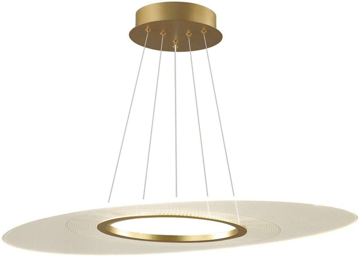 Altavola Design Eclipse lampă suspendată 1x30 W transparent-auriu LA116/P1_97_3k_gold