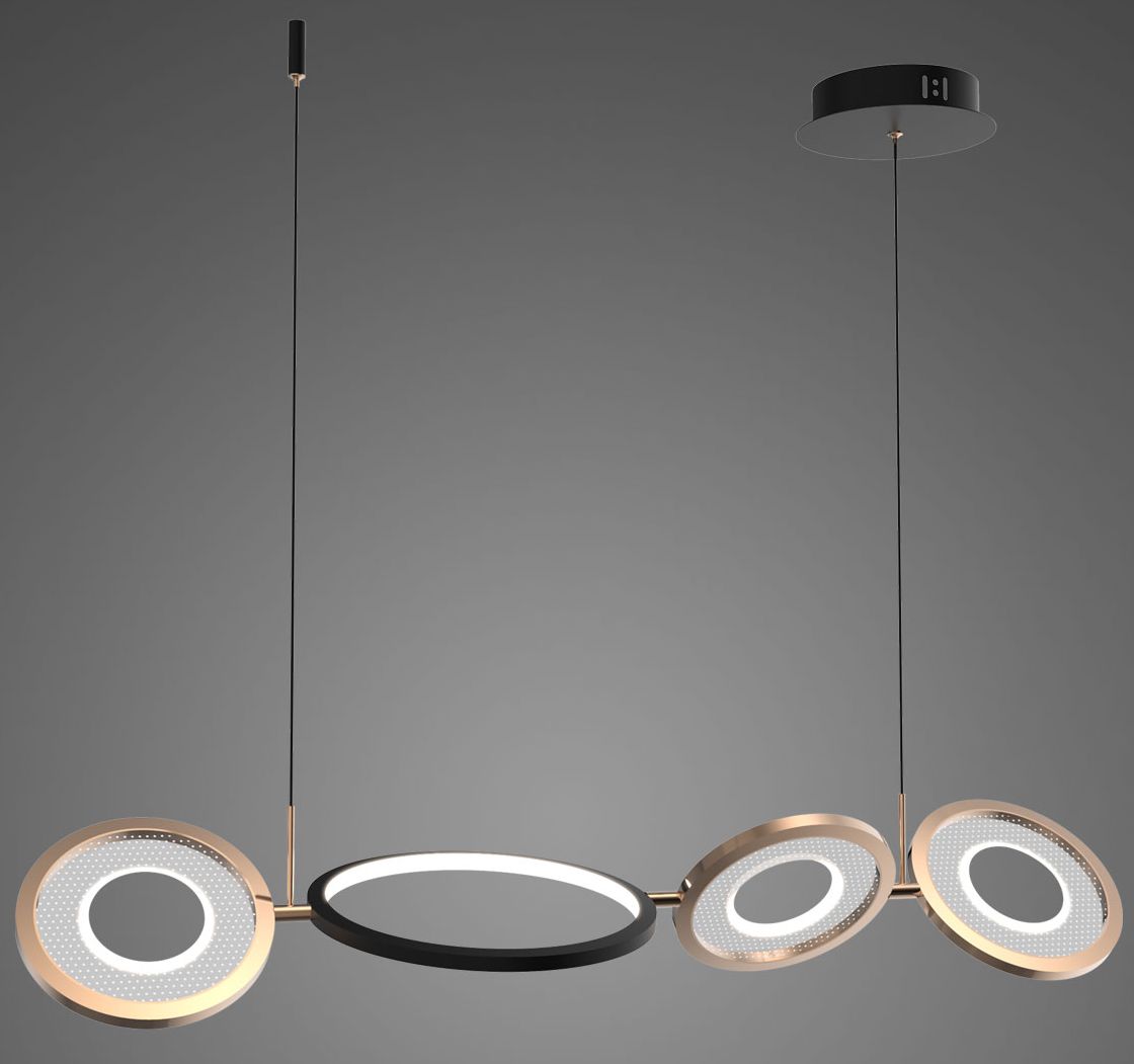 Altavola Design Seppia lampă suspendată 4x35 W negru-auriu LA115/P_98_3k_black_gold