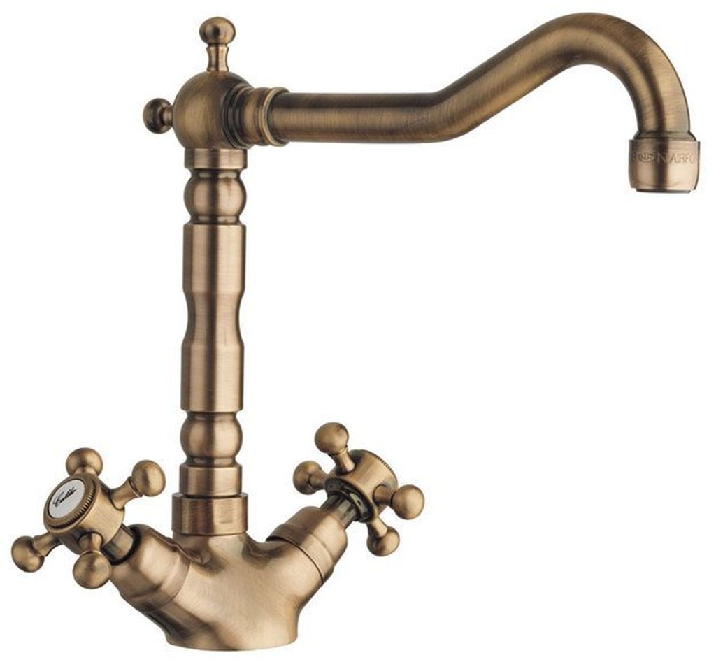 Sapho Antea baterie bucătărie pe picior maro 3126