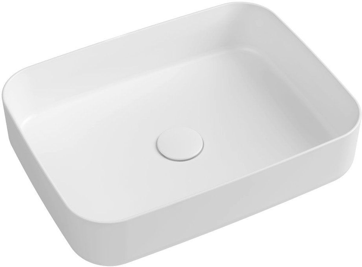 Isvea Infinity lavoar 50x36 cm dreptunghiular de blat alb 10NF65050