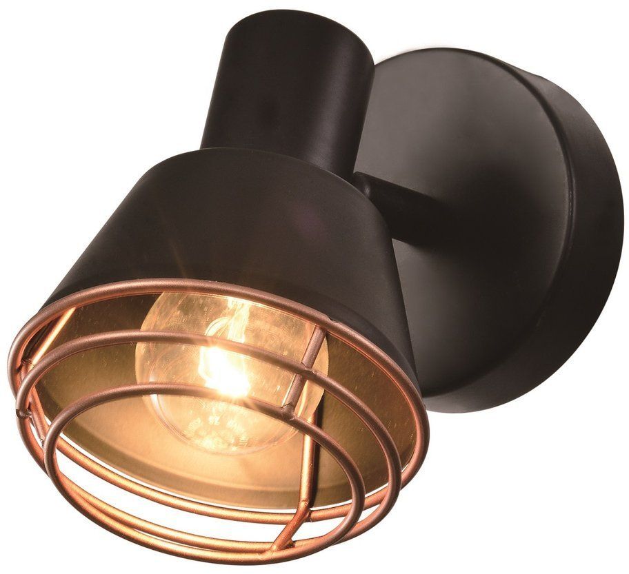 Candellux Neria lampă de perete 1x40 W negru-auriu 91-81384