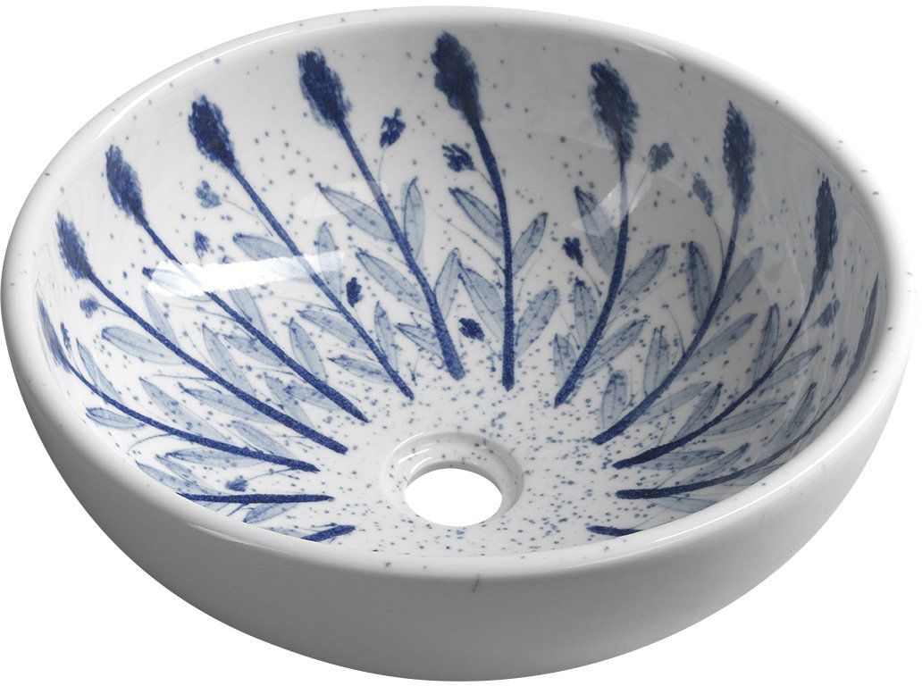 Sapho Priori lavoar 41x41 cm rotund alb PI028