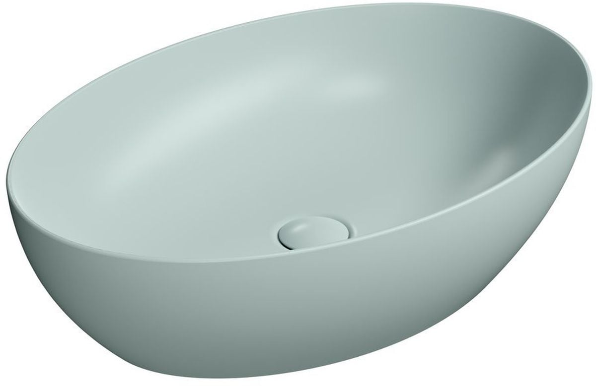 GSI Pura lavoar 60x42 cm oval de blat albastru 884215