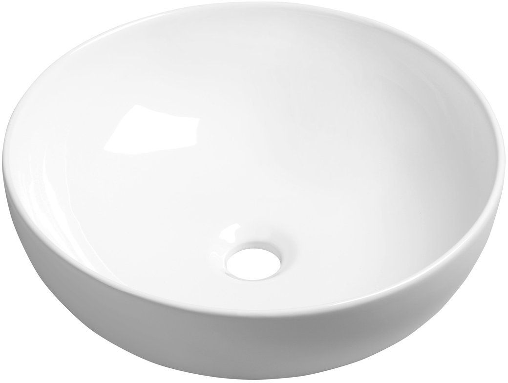 Sapho Rondane lavoar 41x41 cm rotund de blat alb AR435