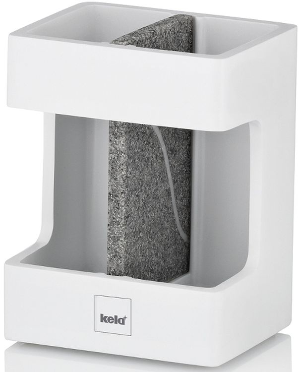 Kela Cube pahar pentru periuta de dinti alb 23693