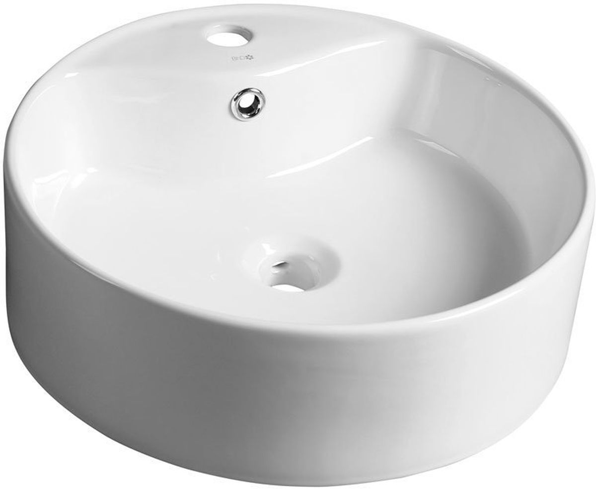 Sapho Yakarta lavoar 46x46 cm rotund de blat alb BH7021