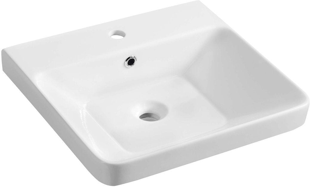 Sapho Thalie lavoar 50x46 cm dreptunghiular clasică-mobilier alb TH11050