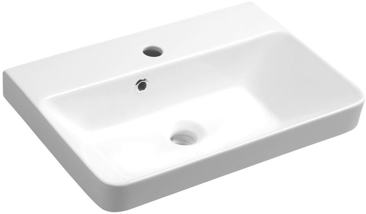 Sapho Thalie lavoar 55x37 cm dreptunghiular clasică-mobilier-încastrat alb TH11055