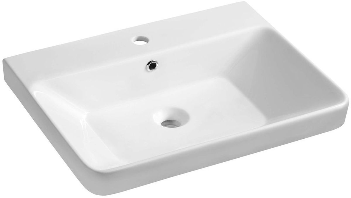 Sapho Thalie lavoar 60x46 cm dreptunghiular clasică-mobilier alb TH11060