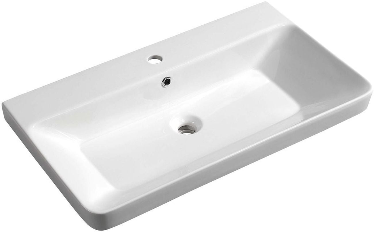 Sapho Thalie lavoar 80x46 cm dreptunghiular clasică-mobilier alb TH11080