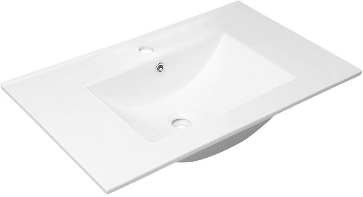 Sapho Slim lavoar 76.5x47 cm dreptunghiular mobilier-încastrat alb 1601-75