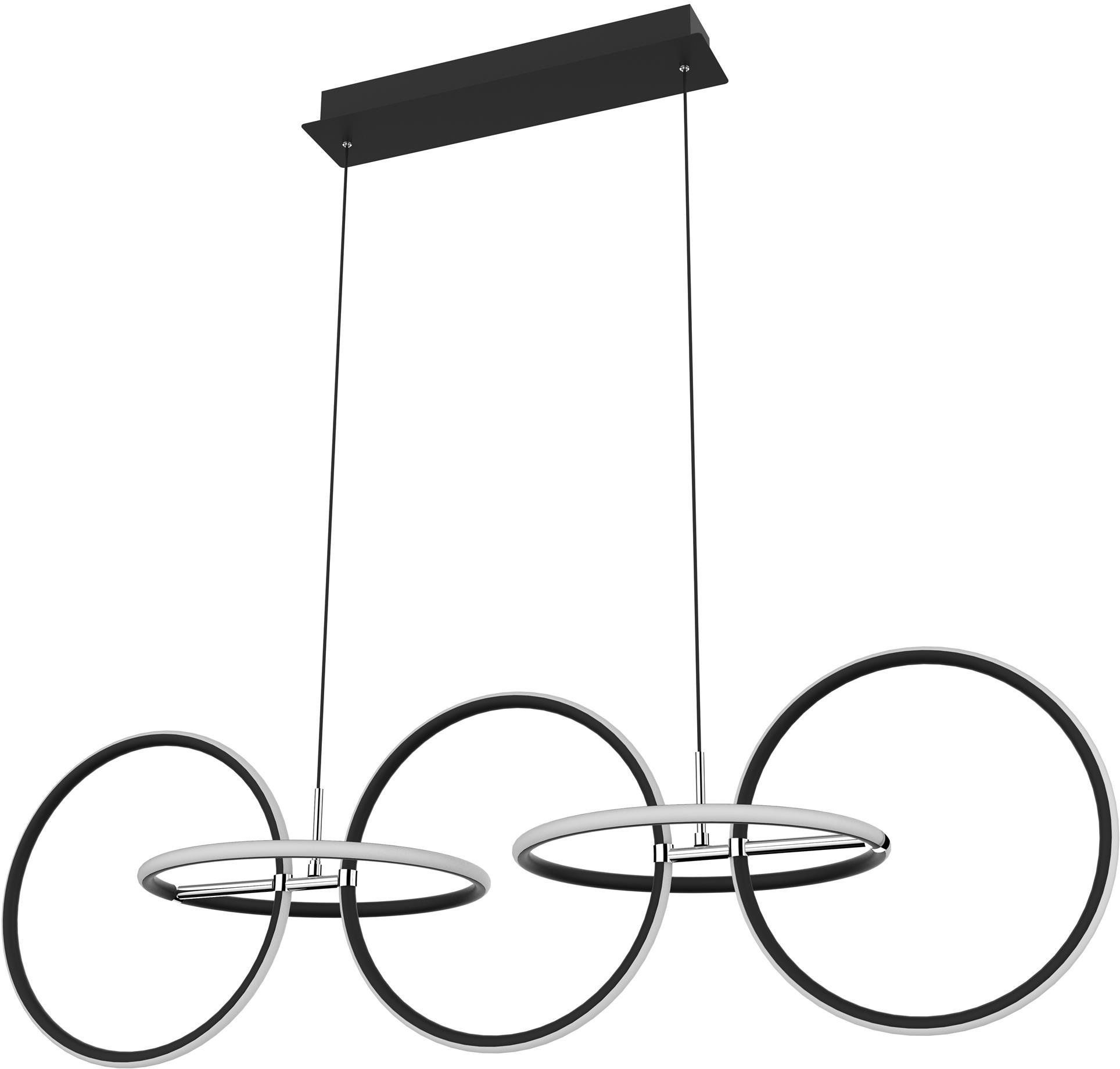 Apeti Kos lampă suspendată 1x60 W negru A0022-351